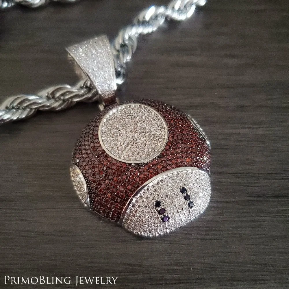 Mario Mushroom Necklace